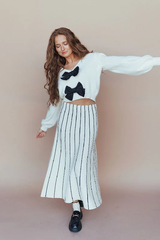 Enid Stripe Skirt