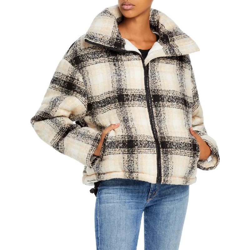 Apparis Womens Marianny Fax Fur Short Puffer Jacket