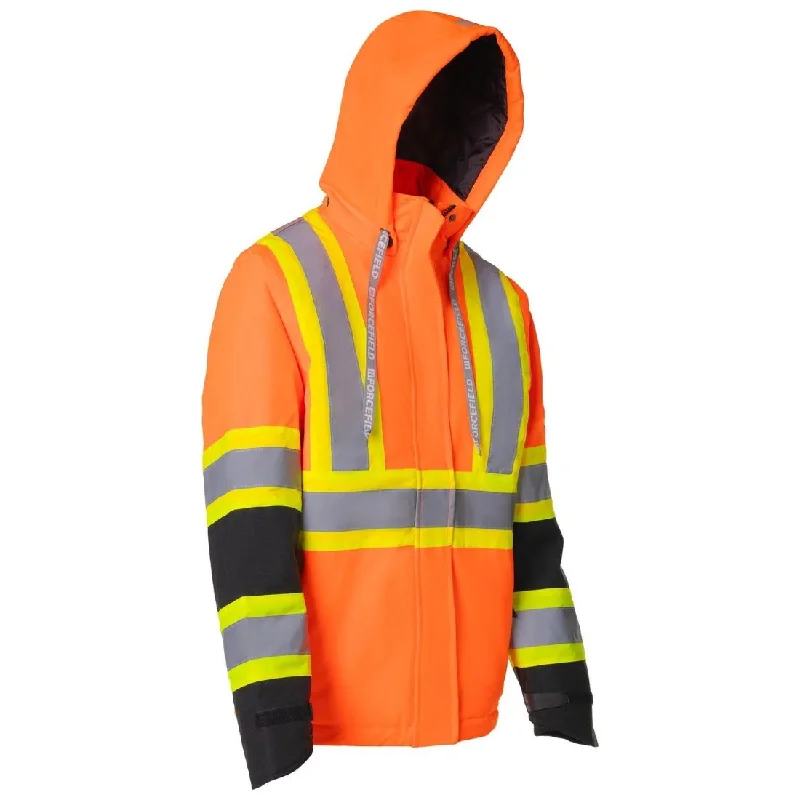 Forcefield Women's High-Visibility Winter Safety Parka - Orange