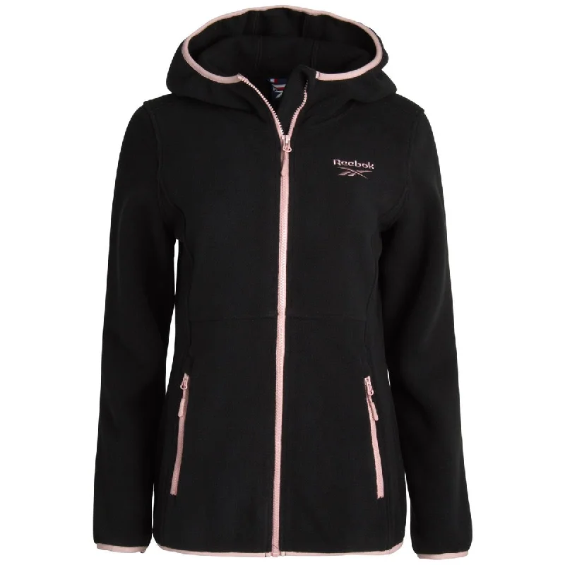 Reebok Womens Fleece Lightweight Fleece Jacket