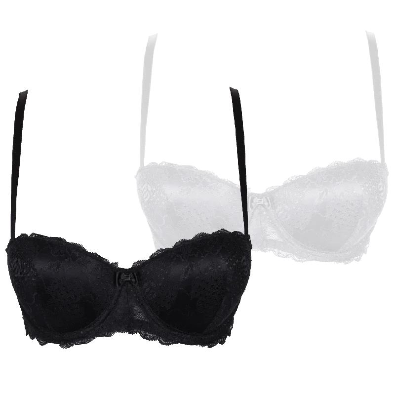 KANGOL - 2 Pack All Over Lace Balcony Bra